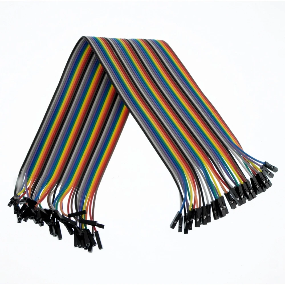 40 stk. Dupont hun-hun kabel 30cm til Arduino Breadboard