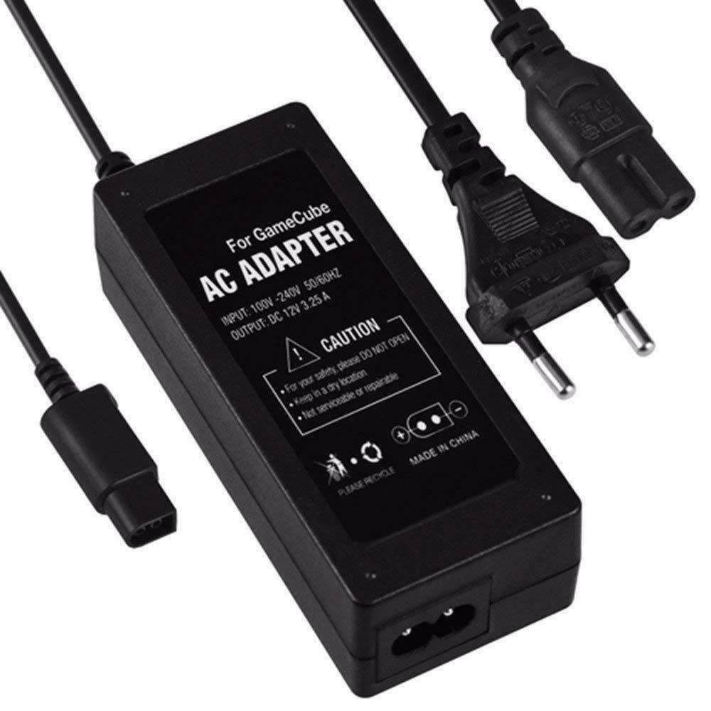 Nintendo GameCube strømforsyning EU-stik - kompatibel AC/DC adapter