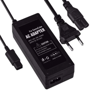 Nintendo GameCube strømforsyning EU-stik - kompatibel AC/DC adapter