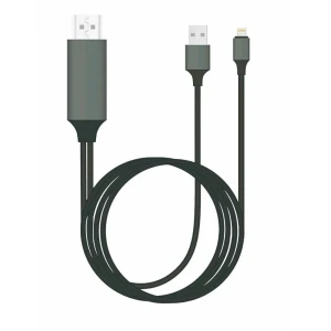 Lightning til HDMI-adapter til iPhone - Apple HDTV-kabel kompatibel med iOS