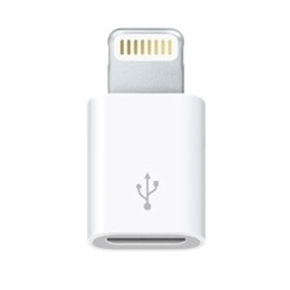 Lightning til Micro USB-adapter kompatibel med iPhone 5, iPad Mini og mere