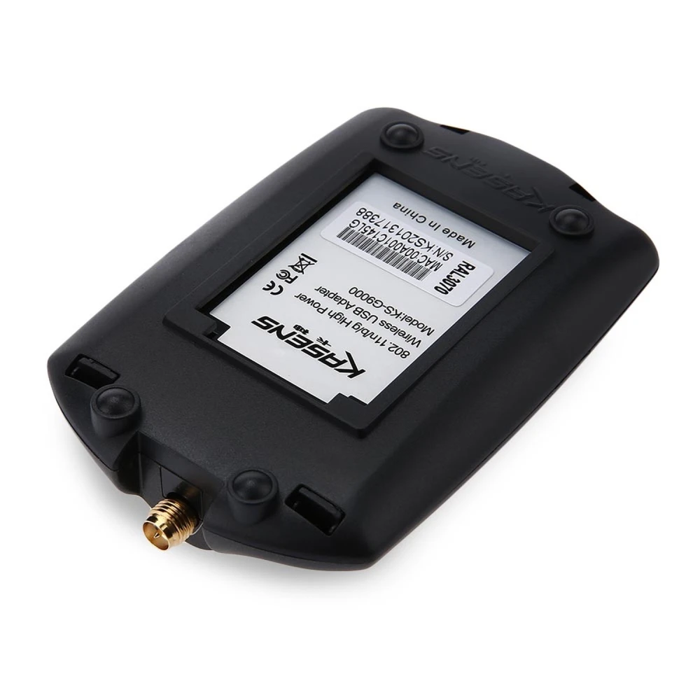 Kasens G9000 USB WiFi-adapter 6000mw med 18dbi antenne RT3070