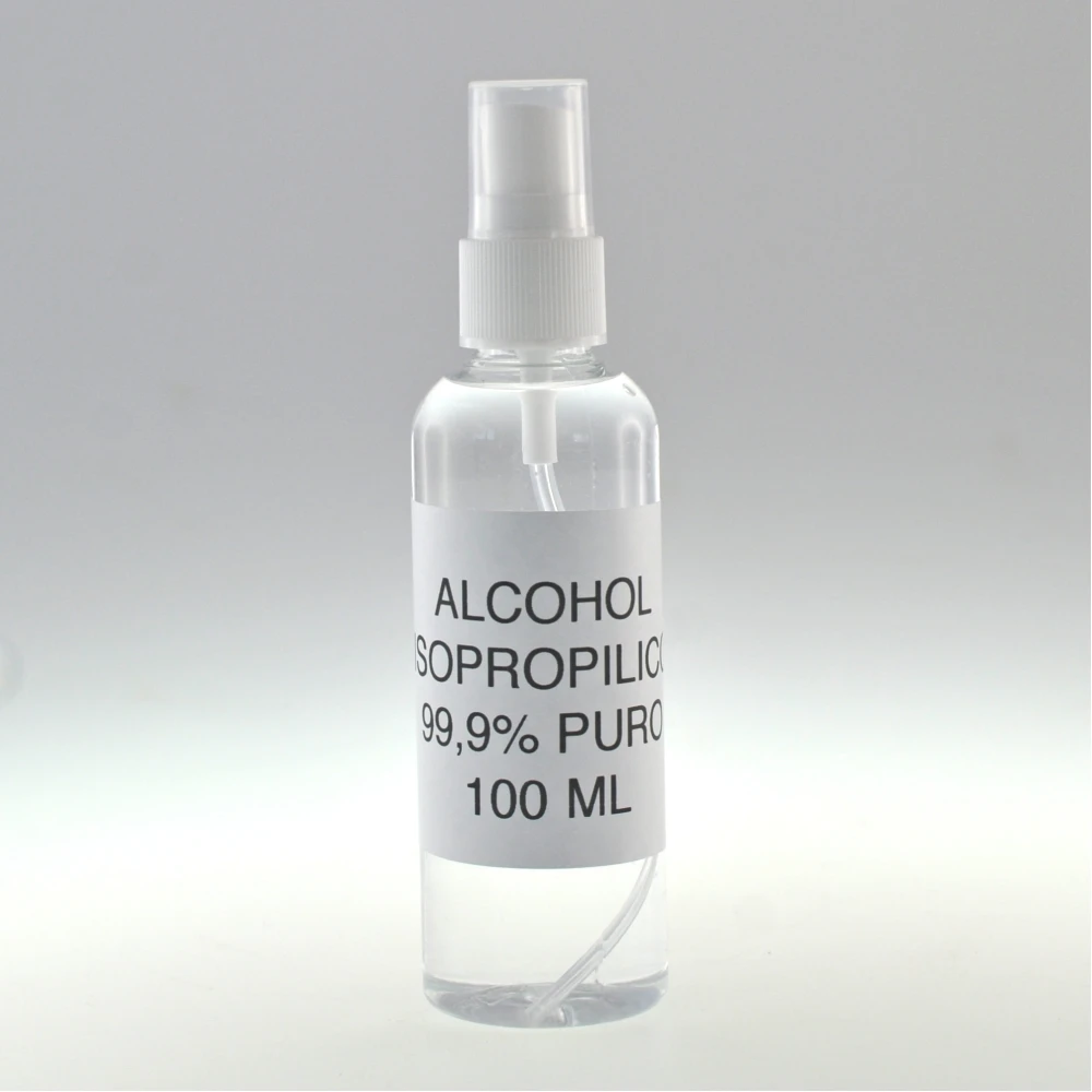 Isopropylalkohol 100 ml med spray til rengøring og desinfektion