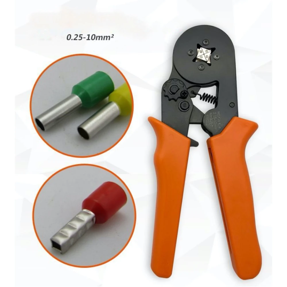 Crimpetang med terminaler 0.25-10 mm² - 1200 dele