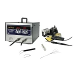Aoyue Int 702a+ loddekolbe station med loddekolbe og pincet til PCB-reparation