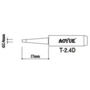 Aoyue T2,4d loddespids reservedel til Aoyue loddekolber