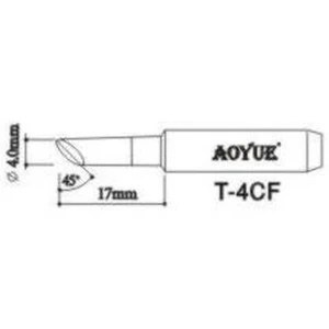 Aoyue T4cf loddespids reservedel, kompatibel og holdbar