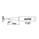 Aoyue Ts7 loddekolbe-spids reservedel, kompatibel og holdbar