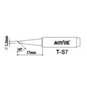 Aoyue Ts7 loddekolbe-spids reservedel, kompatibel og holdbar