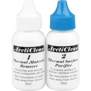 Arctic Silver ArctiClean 1+2 rengøringssæt 30ml til CPU og køleprofiler