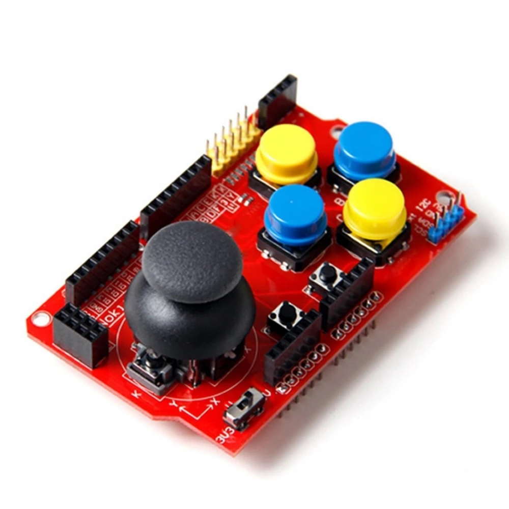 Arduino Joystick Shield - joystick-kort til Arduino Uno og Mega
