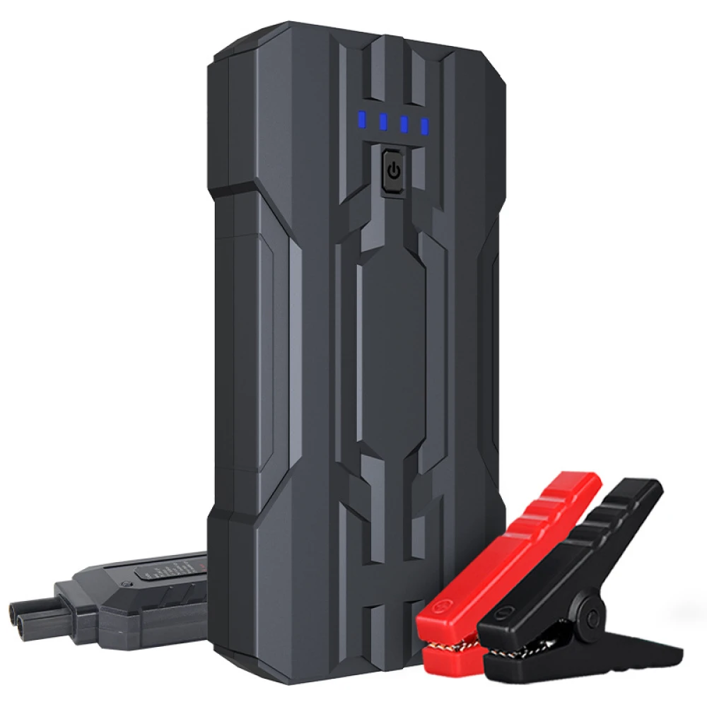 Bilbatteri starthjælp 8000mAh Jumpstarter S301 med LED SOS-lommelygte