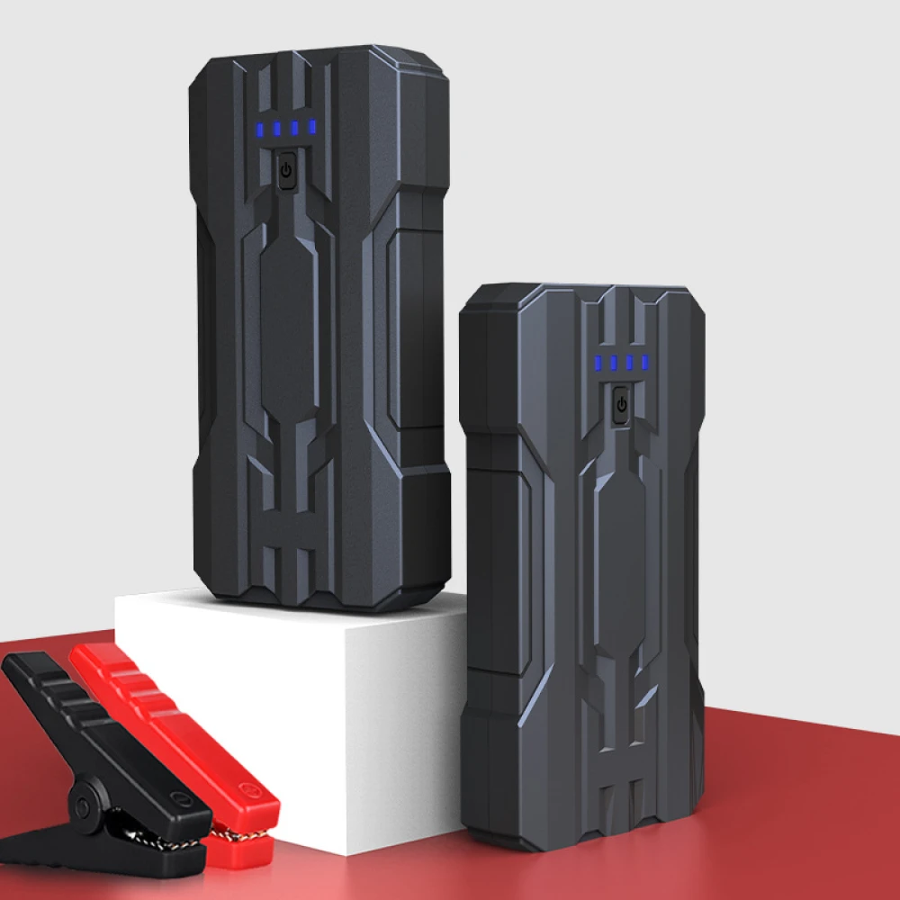 Bilbatteri starthjælp 8000mAh Jumpstarter S301 med LED SOS-lommelygte