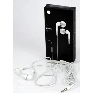 Høretelefoner til iPhone 3G 3GS 4 5 5s med mikrofon og 3.5mm jack