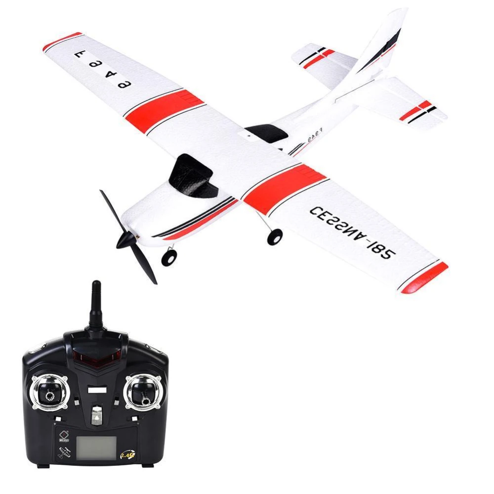 Wltoys Cessna 182 RC-fly 500mm 2.4GHz 3CH klar til flyvning