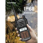 Baofeng UV9R Plus walkie-talkie med lang rækkevidde og 160 kanaler VHF/UHF