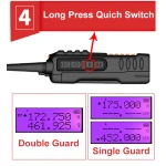 Baofeng UV9R Plus walkie-talkie med lang rækkevidde og 160 kanaler VHF/UHF