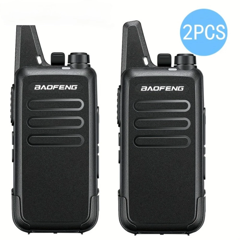 Baofeng Walkie Talkie T20 genopladelig - 2 stk. med headset