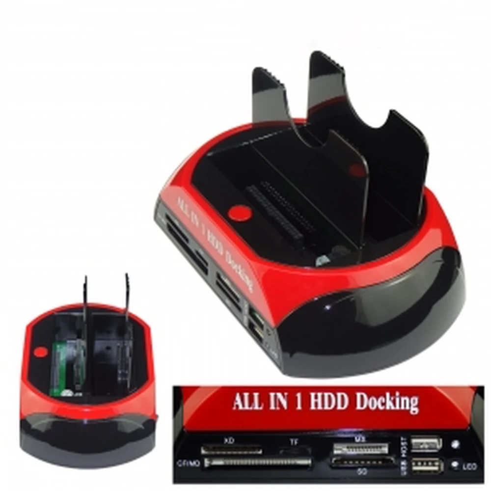 Dobbelt dock til harddisk HDD IDE/SATA 2,5
