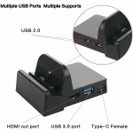 Bærbar dock til Nintendo Switch - kompakt HDMI USB mini dock