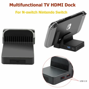 Bærbar dock til Nintendo Switch - kompakt HDMI USB mini dock