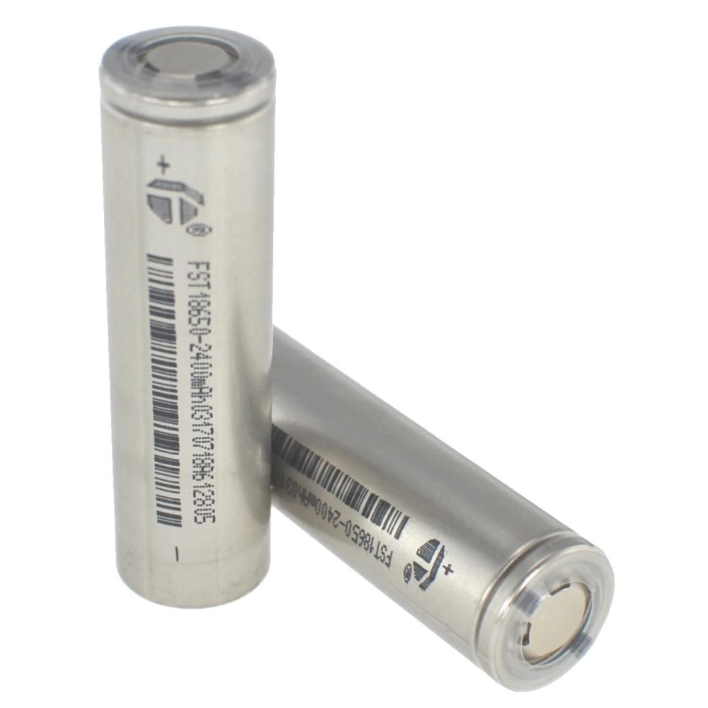 18650 batteri 2400mAh 3.7V Li-Ion genopladelig satkit