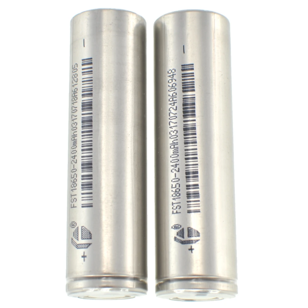 18650 batteri 2400mAh 3.7V Li-Ion genopladelig satkit