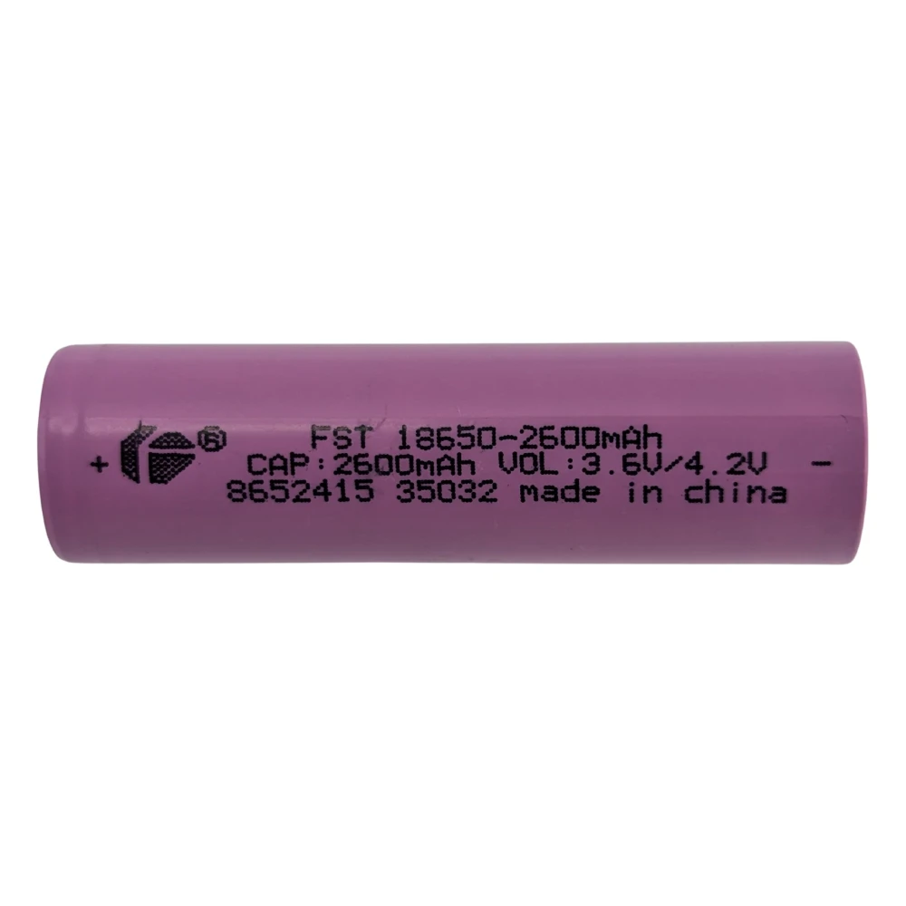 18650 batteri 2600mAh 3.7V genopladelig Li-ion satkit