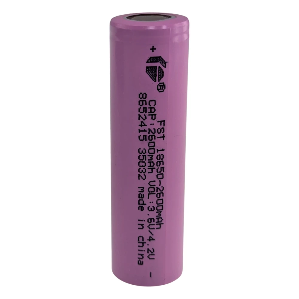 18650 batteri 2600mAh 3.7V genopladelig Li-ion satkit