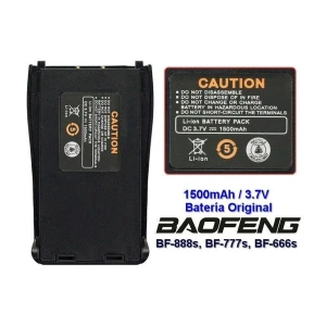 Baofeng Kompatibelt Baofeng BF-888S batteri 1500mAh 3,7V til walkie talkie