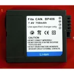 Kompatibelt Canon BP-406/407-batteri til digitalkameraer og videokameraer