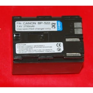 Kompatibelt Canon BP-522 batteri 7,4V 2700mAh til Canon-kameraer