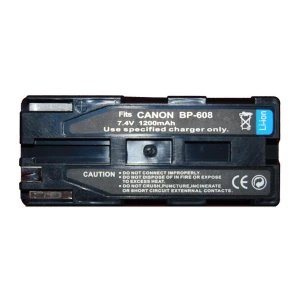 Kompatibelt Canon BP-608 batteri til Canon videokameraer