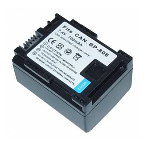 Kompatibelt Canon BP808-batteri til Canon FS10, FS100 og FS11