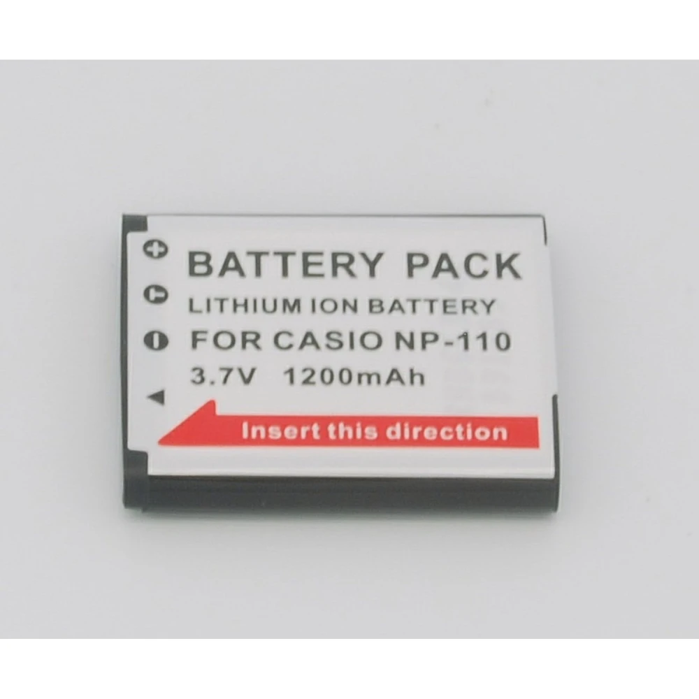Kompatibelt Casio CNP110 NP-110 batteri til digitalkameraer