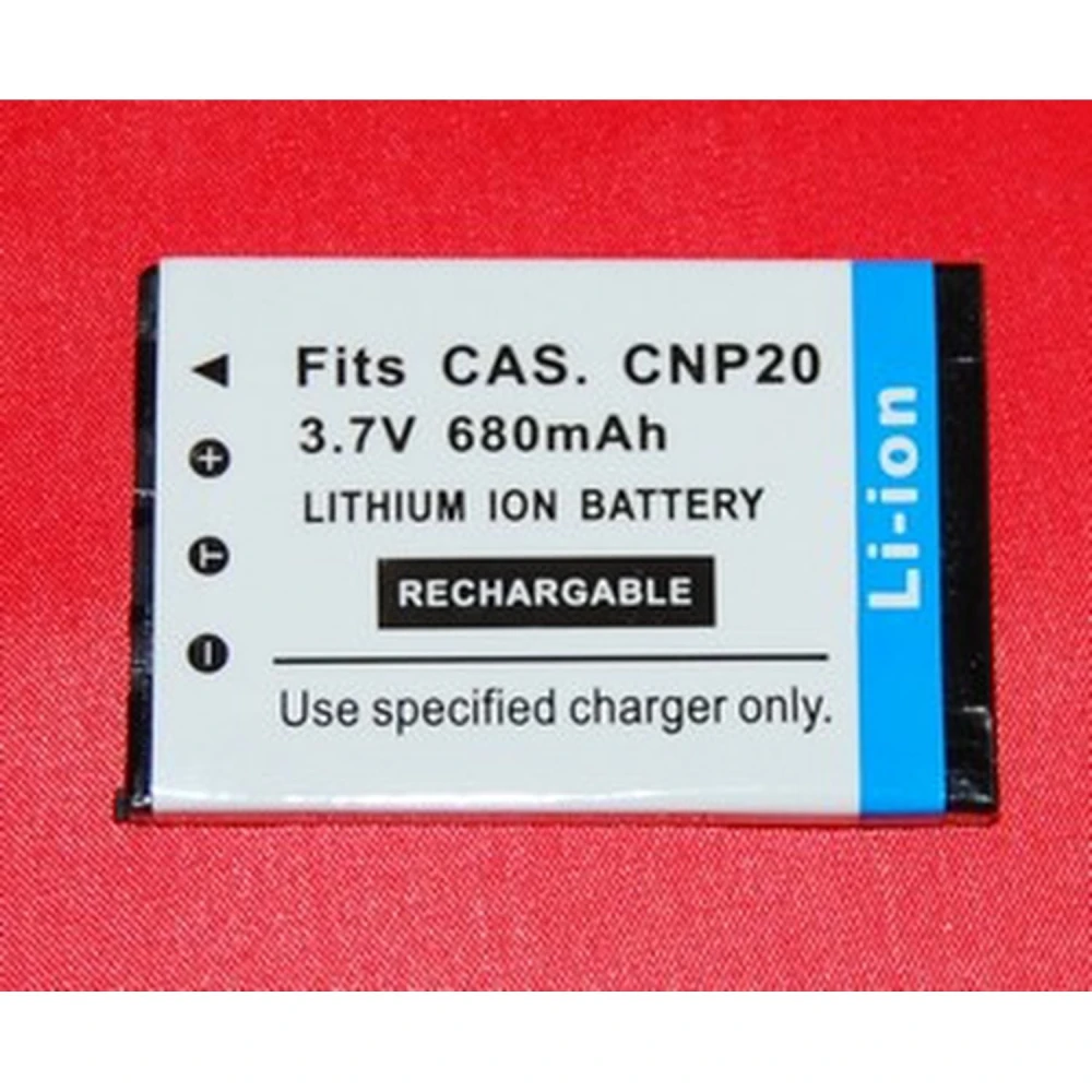 Kompatibelt Casio NP-20 batteri til digitalkameraer og videokameraer
