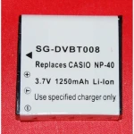 Kompatibelt Casio NP-40 batteri til digitalkameraer og videokameraer