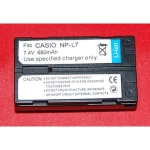 Kompatibelt Casio NP-L7 batteri til digitalkameraer og videokameraer