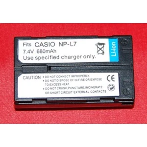 Kompatibelt Casio NP-L7 batteri til digitalkameraer og videokameraer