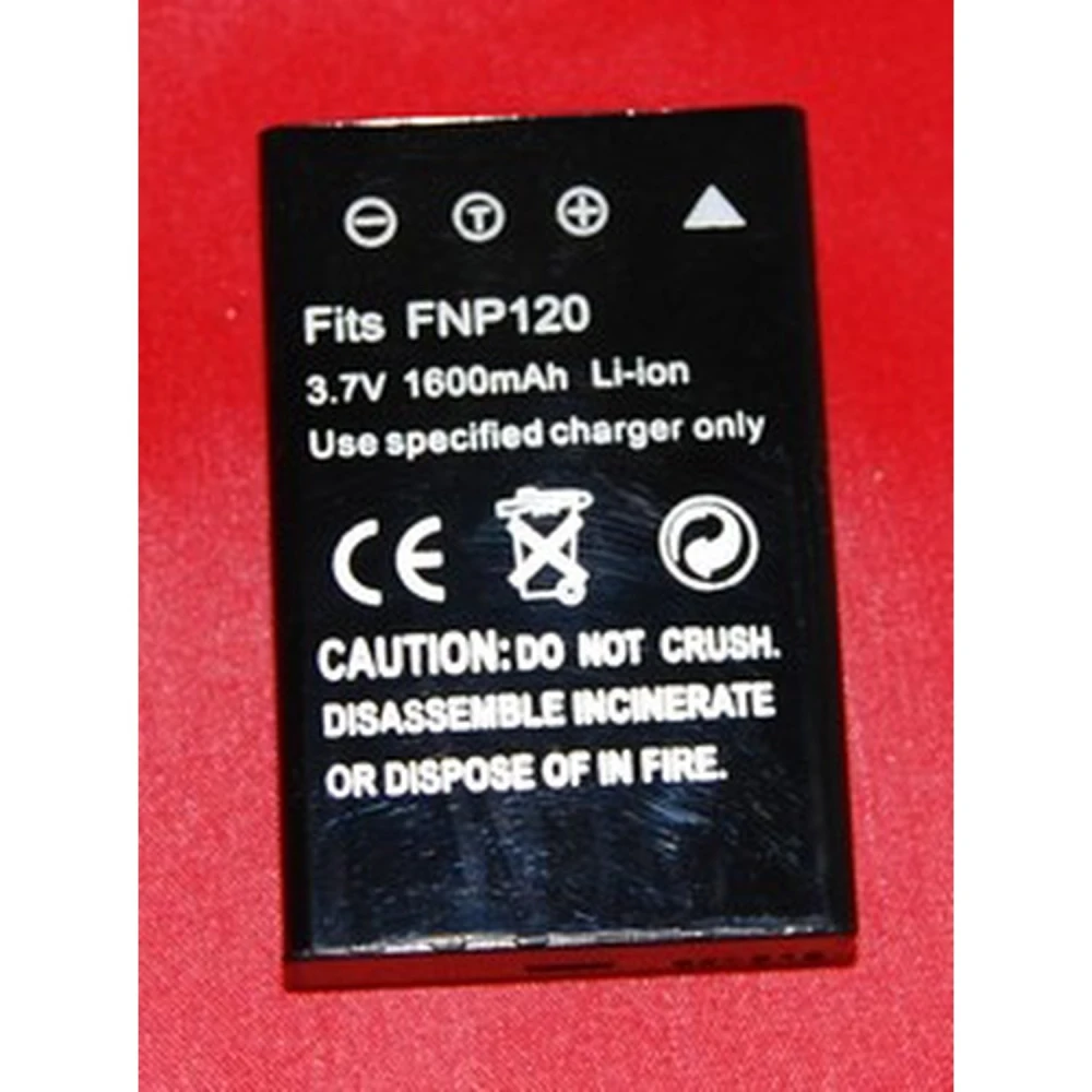 Kompatibelt Fuji NP-120 batteri til Fuji, Pentax og Ricoh kameraer