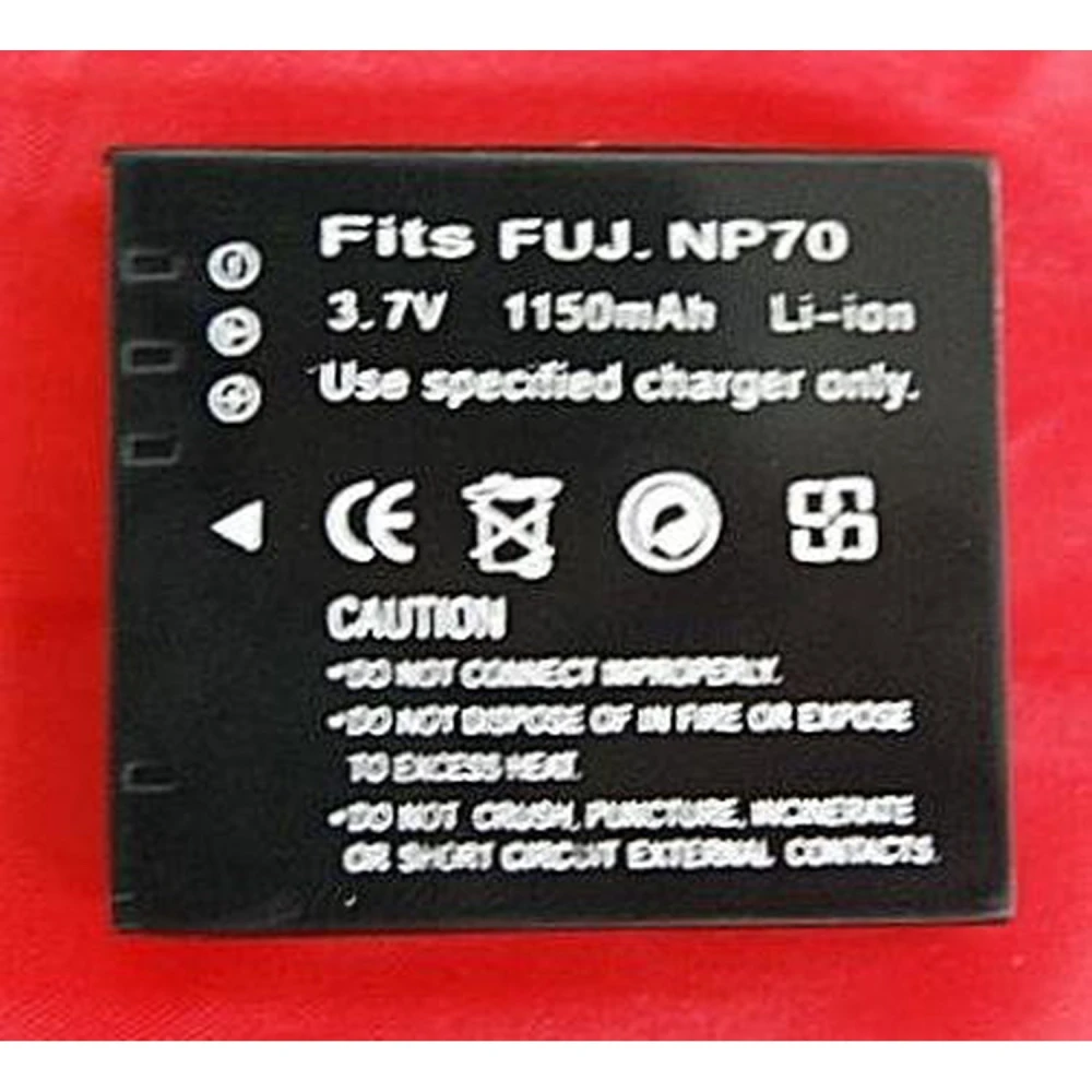 Kompatibelt Fuji NP-70 batteri til digitalkameraer og videokameraer