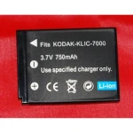 Kompatibelt Kodak KLIC-7000 batteri til digitalkameraer og videokameraer