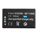 Kompatibelt Kyocera BP-1100S batteri til digitalkameraer og videokameraer