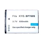 Kompatibelt Kyocera BP-760S batteri til digitalkameraer og videokameraer