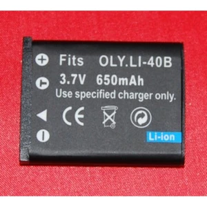 Li-40b kompatibelt batteri til Nikon, Olympus og Pentax