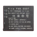 Kompatibelt Panasonic CGA-007E/BCD10 batteri til Lumix-kameraer