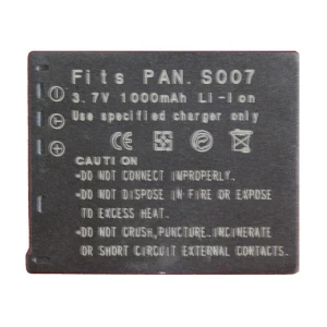 Kompatibelt Panasonic CGA-007E/BCD10 batteri til Lumix-kameraer