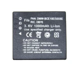 Kompatibelt Panasonic CGA-008E/BCE10E batteri til digitale Panasonic-kameraer