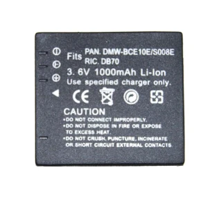 Kompatibelt Panasonic CGA-008E/BCE10E batteri til digitale Panasonic-kameraer