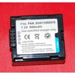 Kompatibelt Panasonic DU07-batteri til digitalkameraer og videokameraer